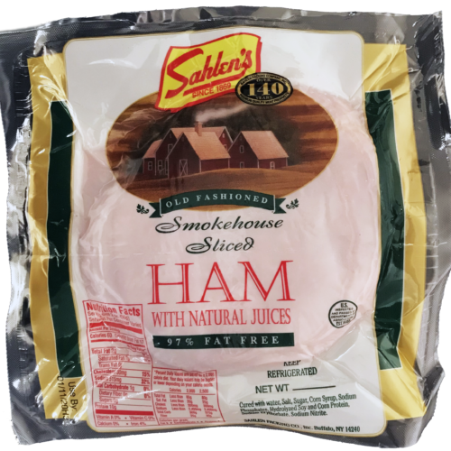 Sandwich Sliced Ham Sahlen Packing Co.