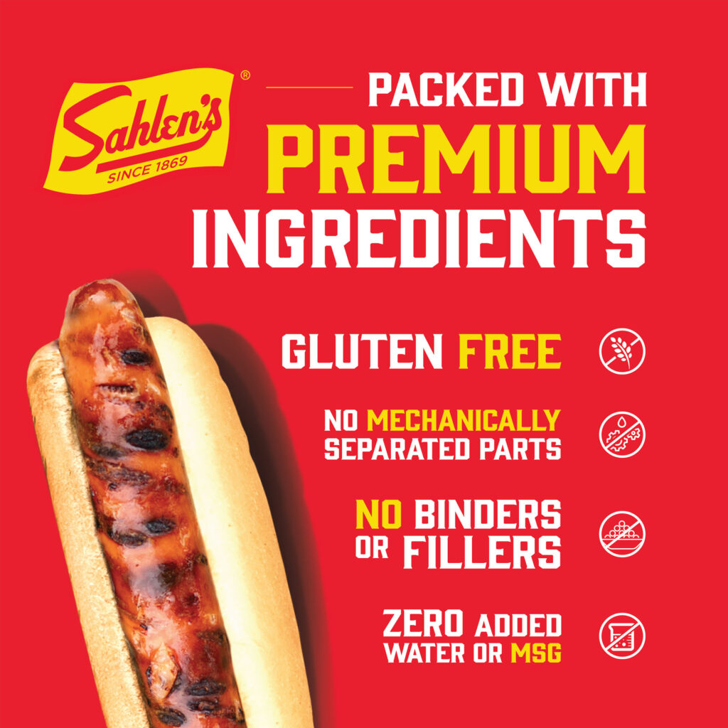 Sahlen's Premium Smokehouse Hot Dogs