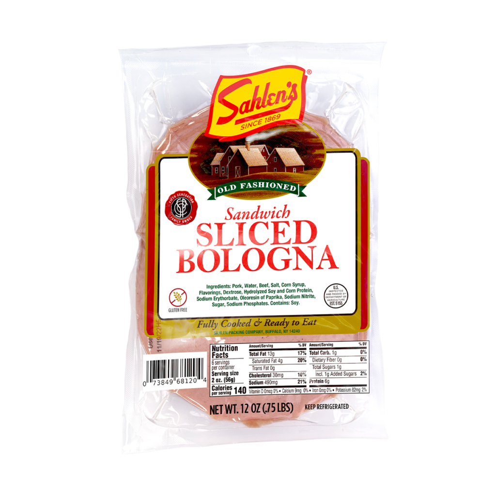 Pre Sliced Bologna Sahlen Packing Co