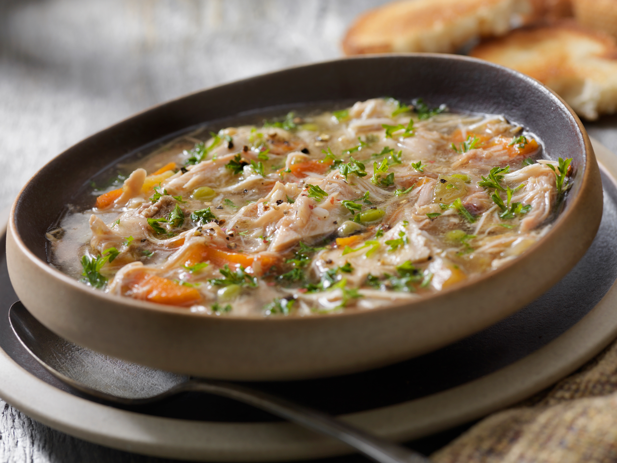 30 Minute Turkey Soup